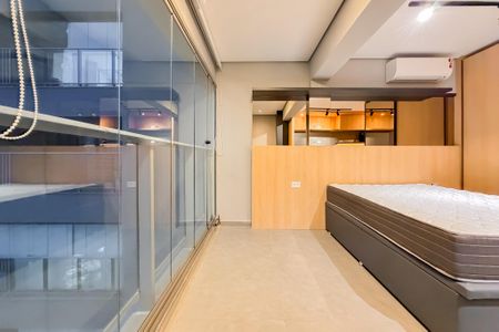 Studio - Varanda de kitnet/studio para alugar com 1 quarto, 26m² em Vila Mariana, São Paulo