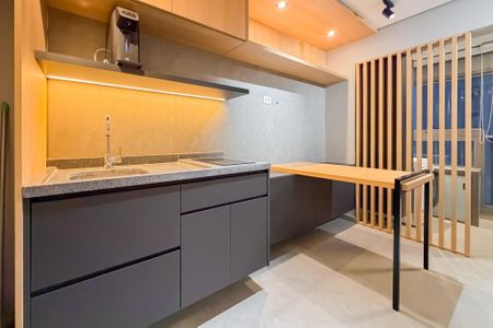 Studio à venda com 26m², 1 quarto e sem vagaCozinha