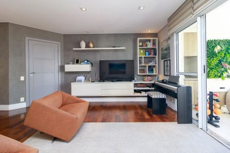 Sala de apartamento para alugar com 2 quartos, 95m² em Chácara Santo Antônio (zona Sul), São Paulo