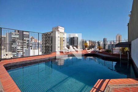 Apartamento para alugar com 35m², 1 quarto e 1 vaga Apartamento para alugar com 35m², 1 quarto e 1 vagaÁrea comum - Piscina