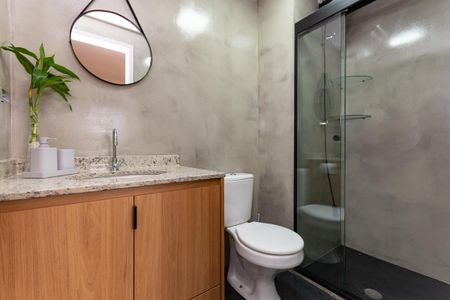 Apartamento à venda com 24m², 1 quarto e sem vaga Apartamento à venda com 24m², 1 quarto e sem vagaBanheiro do Quarto Suíte