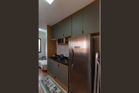 Apartamento à venda com 24m², 1 quarto e sem vaga Apartamento à venda com 24m², 1 quarto e sem vagaCozinha Americana