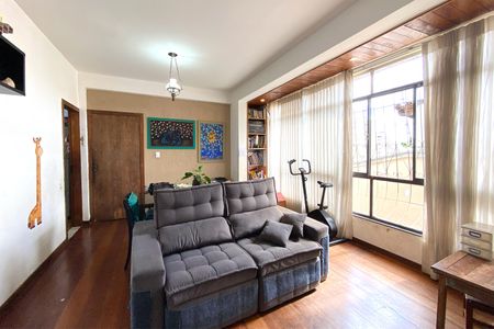 Sala de apartamento à venda com 3 quartos, 100m² em São Lucas, Belo Horizonte