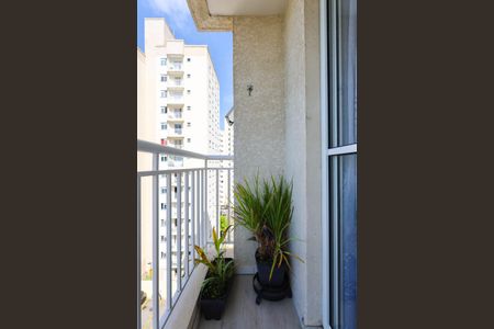 Varanda da Sala de apartamento à venda com 2 quartos, 52m² em Jardim Maria Duarte, São Paulo