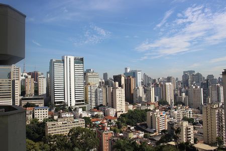 Vista da Varanda de apartamento para alugar com 1 quarto, 35m² em Morro dos Ingleses, São Paulo