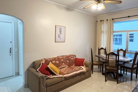 Sala de apartamento para alugar com 2 quartos, 70m² em Aparecida, Santos