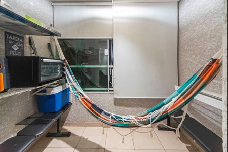 Varanda da Sala de apartamento à venda com 2 quartos, 49m² em Parque Sao Vicente, Santo André