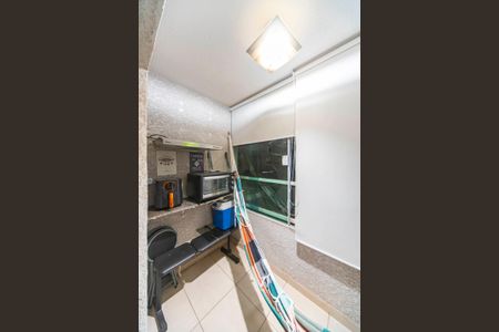 Varanda da Sala de apartamento à venda com 2 quartos, 49m² em Parque Sao Vicente, Santo André