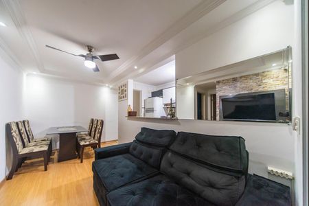 Sala de apartamento à venda com 2 quartos, 49m² em Parque Sao Vicente, Santo André