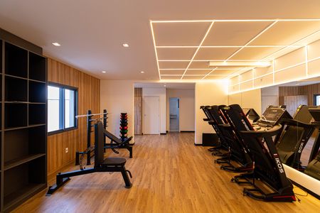 Apartamento para alugar com 33m², 1 quarto e sem vaga Apartamento para alugar com 33m², 1 quarto e sem vagaÁrea Comum - Academia