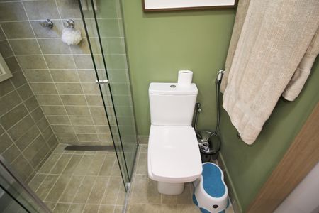 Apartamento para alugar com 102m², 3 quartos e sem vaga Apartamento para alugar com 102m², 3 quartos e sem vagaBanheiro da Suíte