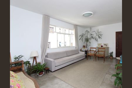 Sala  de apartamento à venda com 4 quartos, 160m² em Lourdes, Belo Horizonte
