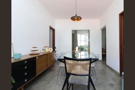 Sala de jantar  de apartamento à venda com 4 quartos, 160m² em Lourdes, Belo Horizonte