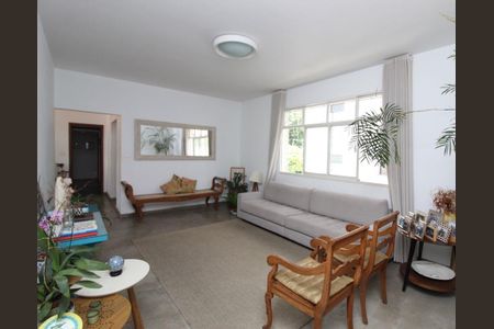 Sala  de apartamento à venda com 4 quartos, 160m² em Lourdes, Belo Horizonte