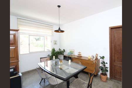 Sala de jantar  de apartamento à venda com 4 quartos, 160m² em Lourdes, Belo Horizonte