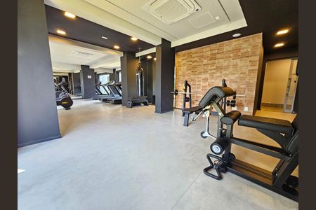 Studio à venda com 25m², 1 quarto e sem vagaAcademia