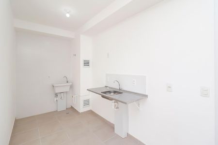 Apartamento para alugar com 34m², 2 quartos e 1 vagaCozinha e Área de Serviço