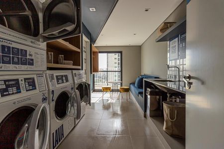 Studio para alugar com 23m², 1 quarto e sem vaga Studio para alugar com 23m², 1 quarto e sem vagaLavanderia