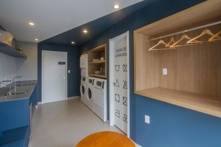 Studio para alugar com 23m², 1 quarto e sem vaga Studio para alugar com 23m², 1 quarto e sem vagaLavanderia