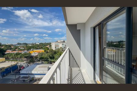 Vista da Sacada de kitnet/studio para alugar com 1 quarto, 23m² em Santo Amaro, São Paulo