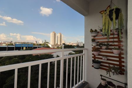 Sacada da Sala de apartamento à venda com 2 quartos, 50m² em Vila América, Santo André