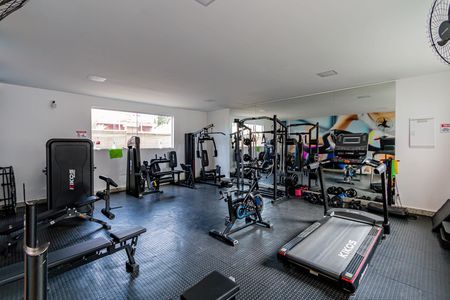 Apartamento para alugar com 34m², 2 quartos e sem vaga Apartamento para alugar com 34m², 2 quartos e sem vagaÁrea comum - Academia