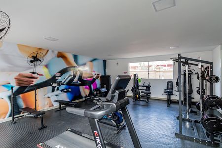 Apartamento para alugar com 34m², 2 quartos e sem vaga Apartamento para alugar com 34m², 2 quartos e sem vagaÁrea comum - Academia