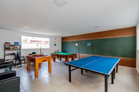 Apartamento para alugar com 34m², 2 quartos e sem vaga Apartamento para alugar com 34m², 2 quartos e sem vagaÁrea comum - Sala de jogos