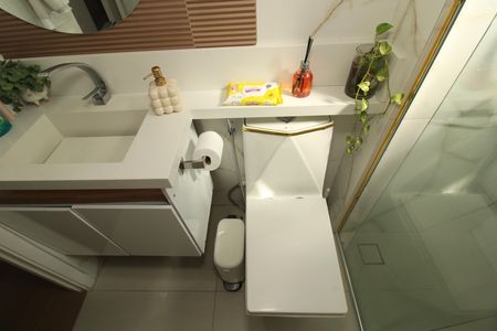 Apartamento à venda com 55m², 2 quartos e 1 vagaBanheiro Social