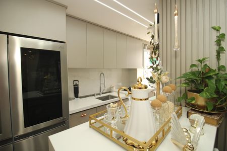 Apartamento à venda com 55m², 2 quartos e 1 vagaCozinha e Área de Serviço