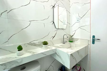 Casa para alugar com 200m², 3 quartos e 3 vagasLavabo da Sala de jantar