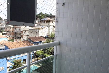 Varanda da Sala de apartamento para alugar com 2 quartos, 72m² em Pechincha, Rio de Janeiro