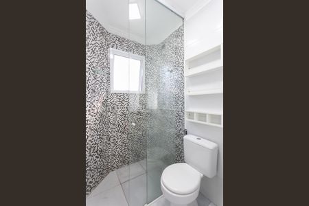 Casa de condomínio para alugar com 64m², 2 quartos e 1 vagaBanheiro da Suíte 1 