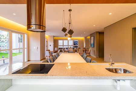 Apartamento para alugar com 31m², 1 quarto e sem vagaÁrea comum - Salão de festas
