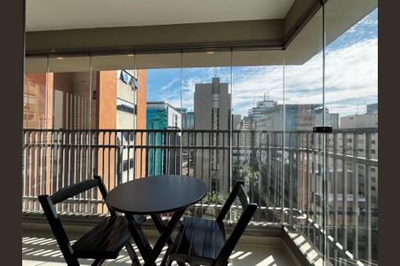 Studio para alugar com 22m², 1 quarto e sem vagaVaranda 