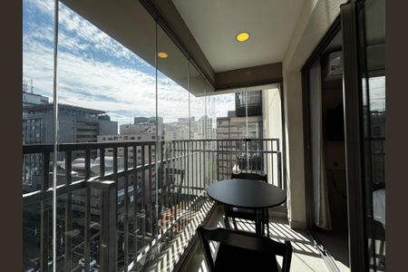 Studio para alugar com 22m², 1 quarto e sem vagaVaranda 