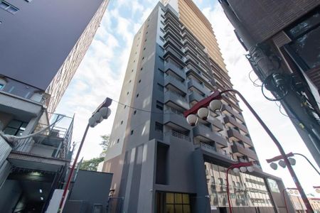 Apartamento para alugar com 28m², 1 quarto e sem vagaFachada do Prédio
