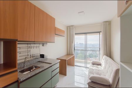 Sala de apartamento para alugar com 1 quarto, 28m² em Liberdade, São Paulo