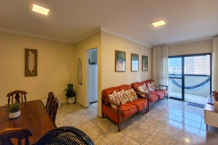 Sala de apartamento para alugar com 2 quartos, 76m² em Cidade Ocian, Praia Grande
