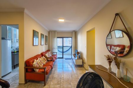 Sala de apartamento para alugar com 2 quartos, 76m² em Cidade Ocian, Praia Grande
