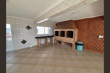 Área comum - Churrasqueira de apartamento para alugar com 1 quarto, 57m² em Cidade Ocian, Praia Grande