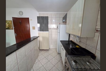 Cozinha de apartamento para alugar com 1 quarto, 57m² em Cidade Ocian, Praia Grande