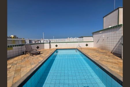Área comum - Piscina de apartamento para alugar com 1 quarto, 57m² em Cidade Ocian, Praia Grande