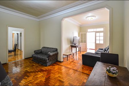 Sala de Estar de apartamento à venda com 3 quartos, 150m² em Centro, Belo Horizonte