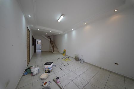 Sala de casa para alugar com 2 quartos, 100m² em Vila Frugoli, São Paulo