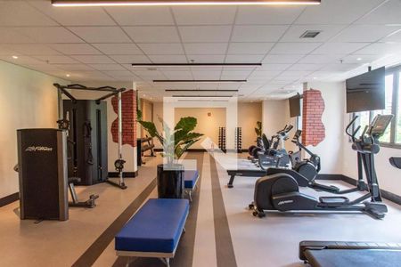 Studio para alugar com 21m², 1 quarto e sem vagaÁrea comum - Academia