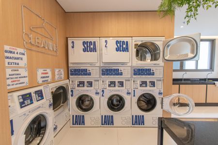 Studio para alugar com 21m², 1 quarto e sem vagaLavanderia
