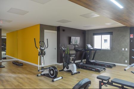 Apartamento para alugar com 38m², 2 quartos e sem vaga Apartamento para alugar com 38m², 2 quartos e sem vagaÁrea comum - Academia