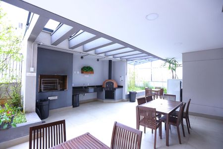 Apartamento à venda com 44m², 2 quartos e 1 vagaChurrasqueira