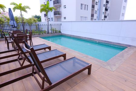 Apartamento à venda com 44m², 2 quartos e 1 vagaPiscina